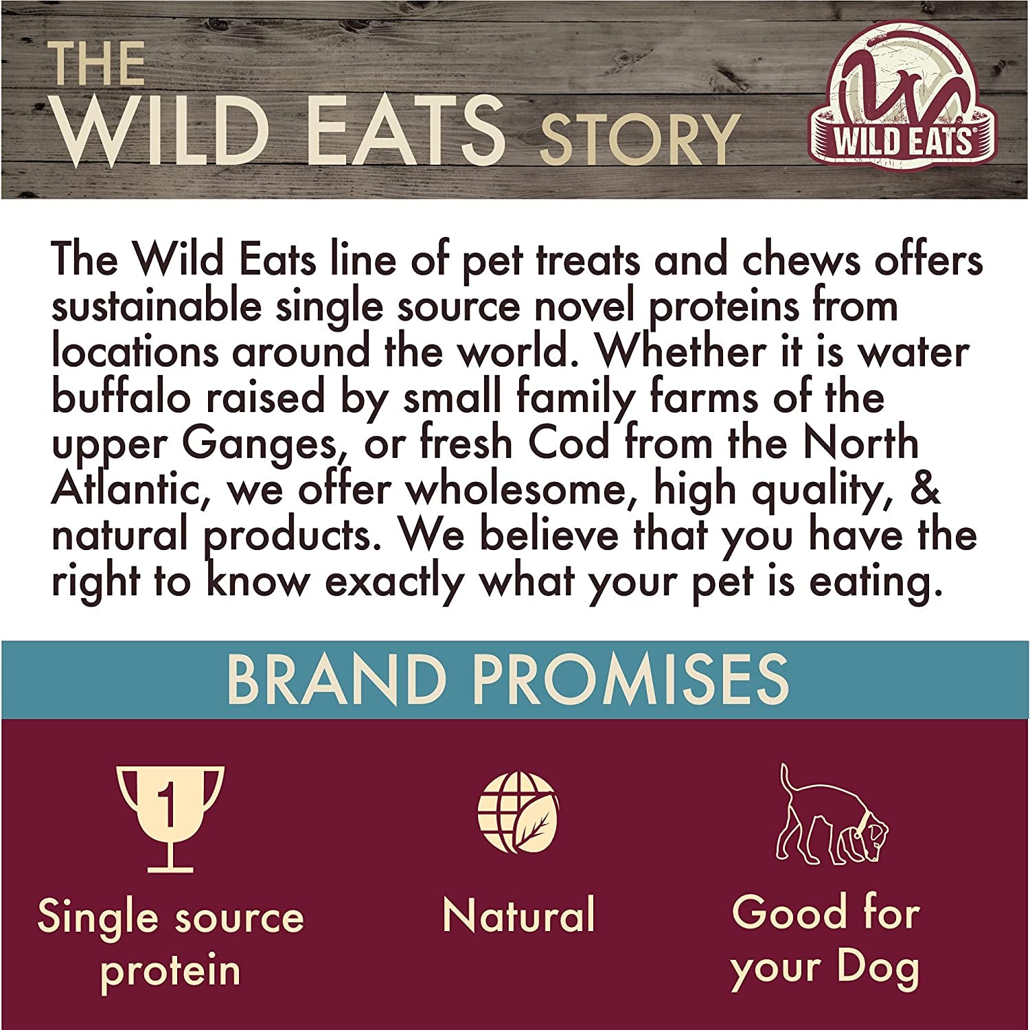 Grain free water buffalo dog chews