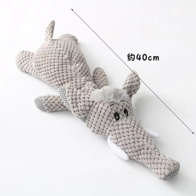 Squeaky Animal Plush Toys – Fun, Teething &amp; Tooth-Cleaning in One