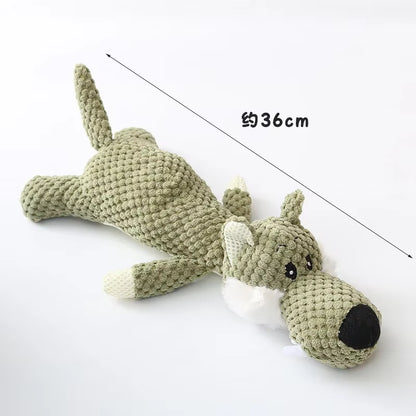 Squeaky Animal Plush Toys – Fun, Teething &amp; Tooth-Cleaning in One