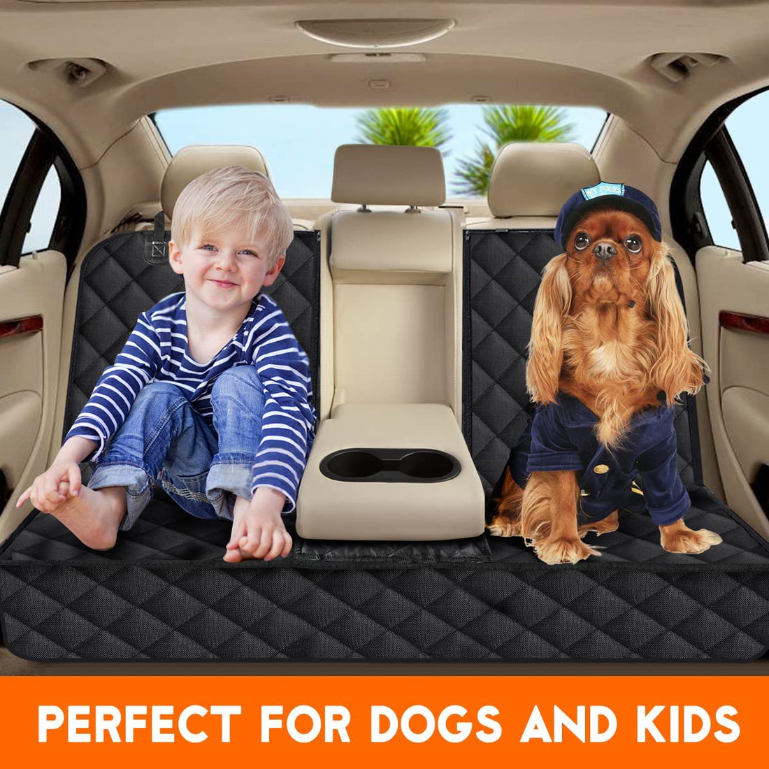 Waterproof dog car seat cover