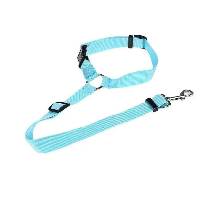 SafeRide DuoLeash – 2-in-1 Car Seat Belt &amp; Walking Leash for Dogs on the Move