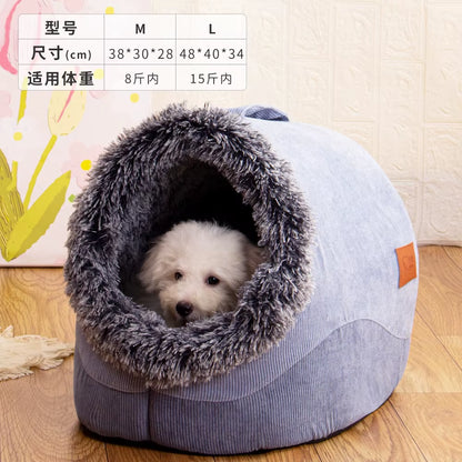 WarmNest Cozy Cave – Self-Warming Tent Bed for Cats &amp; Small Dogs