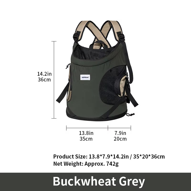 Pet Front Carry Chest Backpack – Stylish, Secure &amp; Super Comfortable for Outdoor Adventures