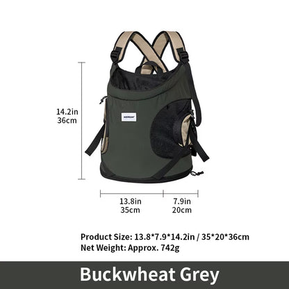 Pet Front Carry Chest Backpack – Stylish, Secure &amp; Super Comfortable for Outdoor Adventures