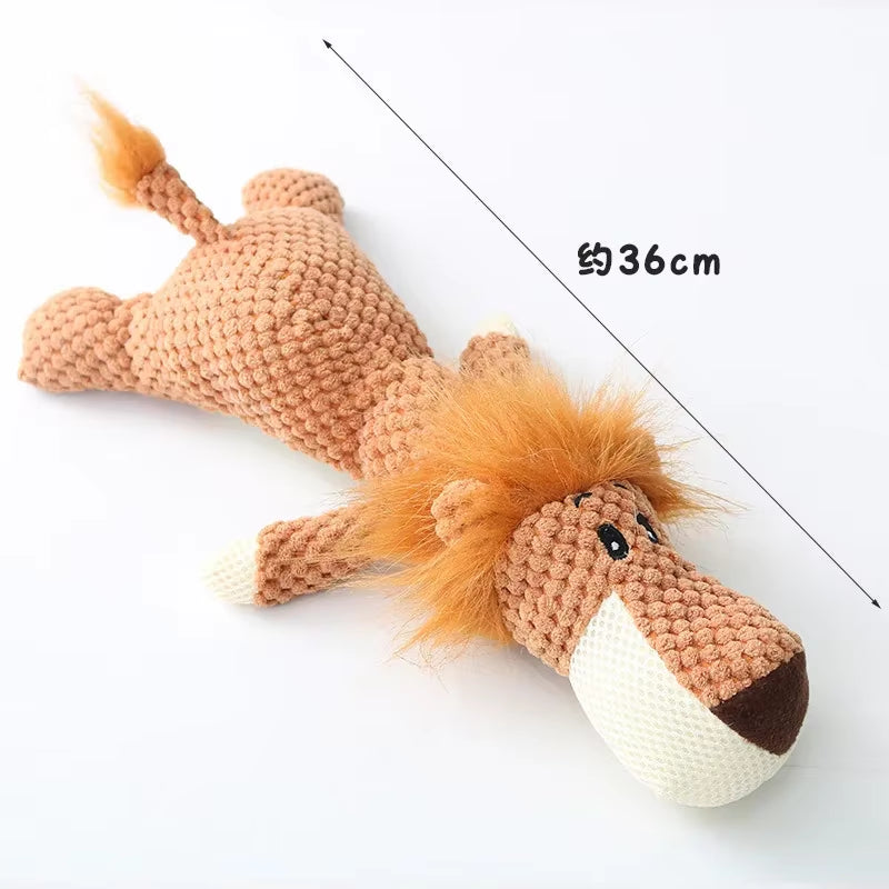 Squeaky Animal Plush Toys – Fun, Teething &amp; Tooth-Cleaning in One