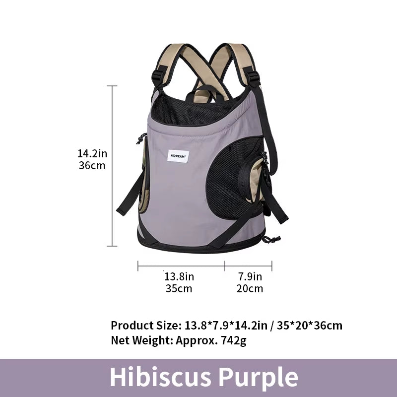 Pet Front Carry Chest Backpack – Stylish, Secure &amp; Super Comfortable for Outdoor Adventures