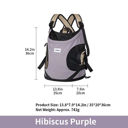 Pet Front Carry Chest Backpack – Stylish, Secure &amp; Super Comfortable for Outdoor Adventures