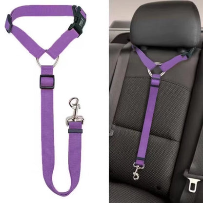 SafeRide DuoLeash – 2-in-1 Car Seat Belt &amp; Walking Leash for Dogs on the Move