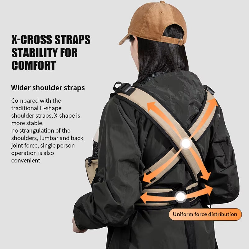 Pet Front Carry Chest Backpack – Stylish, Secure &amp; Super Comfortable for Outdoor Adventures
