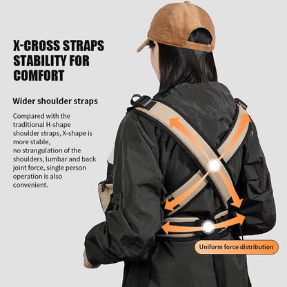 Pet Front Carry Chest Backpack – Stylish, Secure &amp; Super Comfortable for Outdoor Adventures