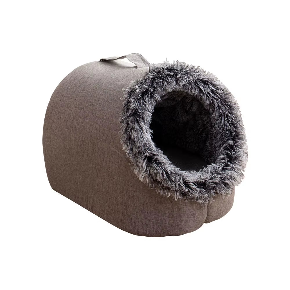WarmNest Cozy Cave – Self-Warming Tent Bed for Cats &amp; Small Dogs